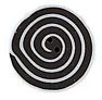 Small Swirl - Black & White